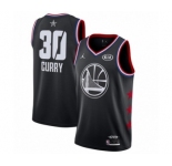 Men's Jordan Golden State Warriors #30 Stephen Curry Swingman Black 2019 All-Star Game Basketball Jersey