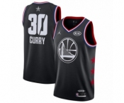 Men's Jordan Golden State Warriors #30 Stephen Curry Swingman Black 2019 All-Star Game Basketball Jersey