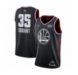 Men's Jordan Golden State Warriors #35 Kevin Durant Swingman Black 2019 All-Star Game Basketball Jersey