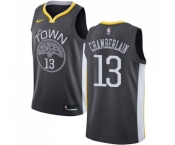 Men's Nike Golden State Warriors #13 Wilt Chamberlain Swingman Black Alternate NBA Jersey - Statement Edition