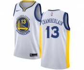 Men's Nike Golden State Warriors #13 Wilt Chamberlain Swingman White Home NBA Jersey - Association Edition