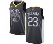 Men's Nike Golden State Warriors #23 Mitch Richmond Swingman Black Alternate NBA Jersey - Statement Edition