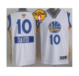NBA Golden State Warrlors #10 David Lee White 2014-15 Christmas Day The Finals Patch Stitched Jerseys