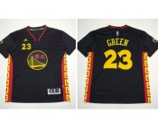 NBA Golden State Warrlors #23 Draymond Green Black Jerseys