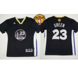 NBA Golden State Warrlors #23 Draymond Green Black New Alternate The Finals Patch Stitched Jerseys