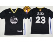 NBA Golden State Warrlors #23 Draymond Green Black New Alternate The Finals Patch Stitched Jerseys