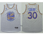 NBA Golden State Warrlors #30 Stephen Curry Grey Fashion Stitched Jerseys