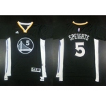 NBA Golden State Warrlors #5 Marreese Speights Black New Alternate Stitched Jerseys