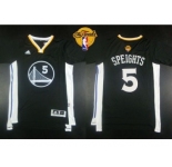 NBA Golden State Warrlors #5 Marreese Speights Black New Alternate The Finals Patch Stitched Jerseys