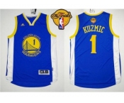 NBA Revolution 30 Golden State Warrlors #1 Ognjen Kuzmic Blue The Finals Patch Stitched Jerseys