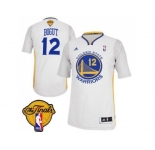 NBA Revolution 30 Golden State Warrlors #12 Andrew Bogut White Alternate The Finals Patch Stitched Jerseys