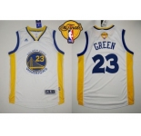 NBA Revolution 30 Golden State Warrlors #23 Draymond Green White The Finals Patch Stitched Jerseys