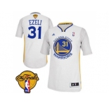 NBA Revolution 30 Golden State Warrlors #31 Festus Ezeli White Alternate The Finals Patch Stitched Jerseys