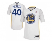 NBA Revolution 30 Golden State Warrlors #40 Harrison Barnes White Alternate Stitched Jerseys