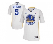 NBA Revolution 30 Golden State Warrlors #5 Marreese Speights White Alternate Stitched Jerseys