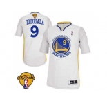 NBA Revolution 30 Golden State Warrlors #9 Andre Iguodala White Alternate The Finals Patch Stitched Jerseys
