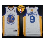 NBA Revolution 30 Golden State Warrlors #9 Andre Iguodala White The Finals Patch Stitched Jerseys