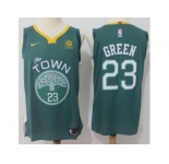 Nike Golden State Warriors #23 Draymond Green Green NBA Authentic Jersey