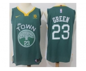 Nike Golden State Warriors #23 Draymond Green Green NBA Authentic Jersey