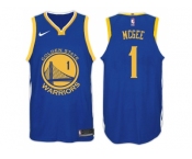 Nike NBA Golden State Warriors #1 JaVale McGee Jersey 2017-18 New Season Blue Jersey