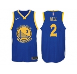 Nike NBA Golden State Warriors #2 Jordan Bell Jersey 2017-18 New Season Blue Jersey