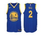 Nike NBA Golden State Warriors #2 Jordan Bell Jersey 2017-18 New Season Blue Jersey
