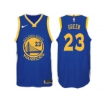 Nike NBA Golden State Warriors #23 Draymond Green Jersey 2017-18 New Season Blue Jersey