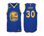 Nike NBA Golden State Warriors #30 Stephen Curry Jersey 2017-18 New Season Blue Jersey