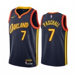 Nike Warriors #7 Eric Paschall Navy NBA Swingman 2020-21 City Edition Jersey