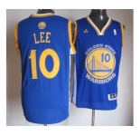 nba denver warriors #10 lee blue[revolution 30 swingman]