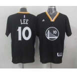 nba golden state warriors #10 lee black
