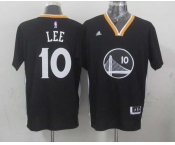 nba golden state warriors #10 lee black