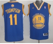 nba golden state warriors #11 thompson blue[revolution 30 swingman]