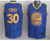 nba golden state warriors #30 curry blue leopard print[2014 new]