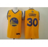 nba golden state warriors #30 curry yellow[Nike Logo]