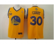 nba golden state warriors #30 curry yellow[Nike Logo]