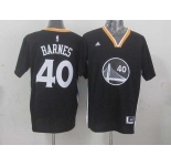nba golden state warriors #40 barnes black
