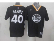 nba golden state warriors #40 barnes black