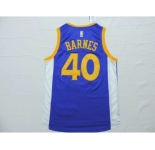 nba golden state warriors #40 barnes blue
