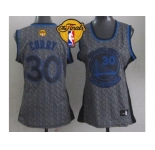BA Women Warriors #30 Stephen Curry Grey The Finals Patch Static Fashion Stitched Jerseys