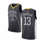 Women Golden State Warriors #13 Wilt Chamberlain Swingman Black 2019 Basketball Finals Bound Basketball Jersey - Statement Edition