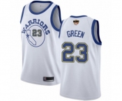 Women Golden State Warriors #23 Draymond Green Authentic White Hardwood Classics 2019 Basketball Finals Bound Basketball Jersey