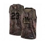 Women Golden State Warriors #23 Mitch Richmond Swingman Camo Realtree Collection Basketball 2019 Basketball Finals Bound Jersey