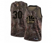 Women Golden State Warriors #30 Stephen Curry Swingman Camo Realtree Collection Basketball 2019 Basketball Finals Bound Jersey