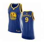 Women Golden State Warriors #9 Andre Iguodala Swingman Royal Blue 2019 Basketball Finals Bound Basketball Jersey - Icon Edition