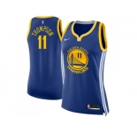 Women Nike Golden State Warriors #11 Klay Thompson Blue NBA Swingman Icon Edition Jersey