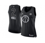 Women Nike Golden State Warriors #2 John Wall Black NBA Jordan Swingman 2018 All-Star Game Jersey