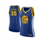 Women Nike Golden State Warriors #35 Kevin Durant Blue NBA Swingman Icon Edition Jersey