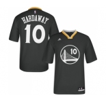 Women's Adidas Golden State Warriors #10 Tim Hardaway Authentic Black Alternate NBA Jersey