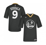 Women's Adidas Golden State Warriors #9 Andre Iguodala Authentic Black Alternate NBA Jersey